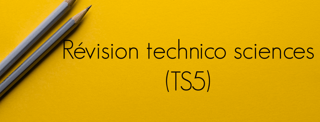 Revision of the technical-scientific mathematics program (TS5). SOSteacher