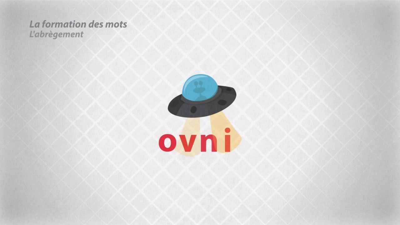 Formation des mots - L'abrègement