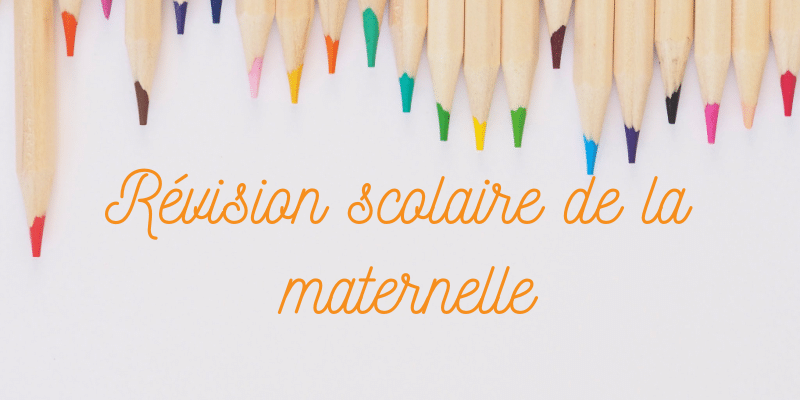 Révision scolaire de la maternelle. Kindergarten Review. SOSprof SOSteacher