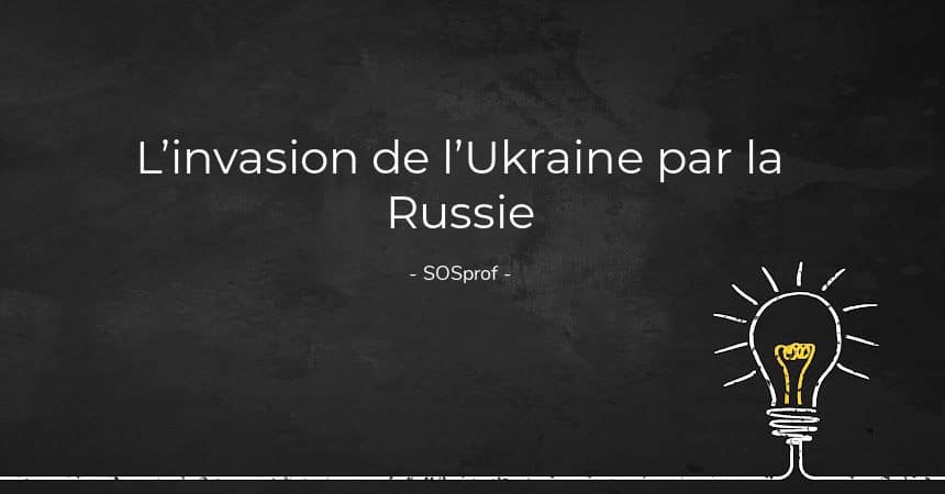 Guerre en Ukraine. War in Ukraine. SOSprof. SOSteacher